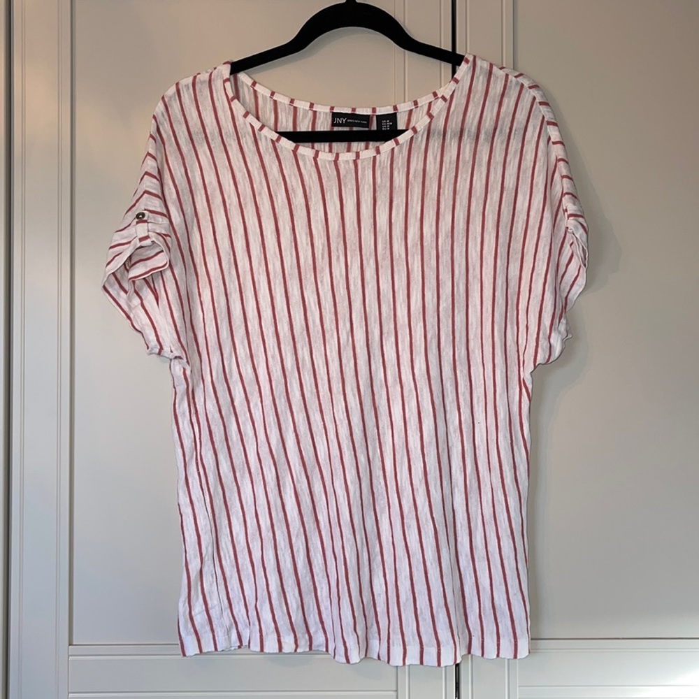 Jones New York Linen Blend T-Shirt